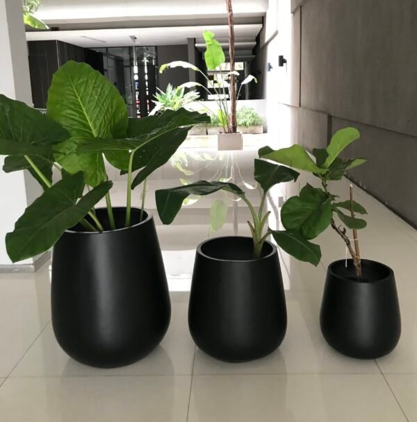Combo Malbec Negro (Mate/Satinado) Fibra De Vidrio